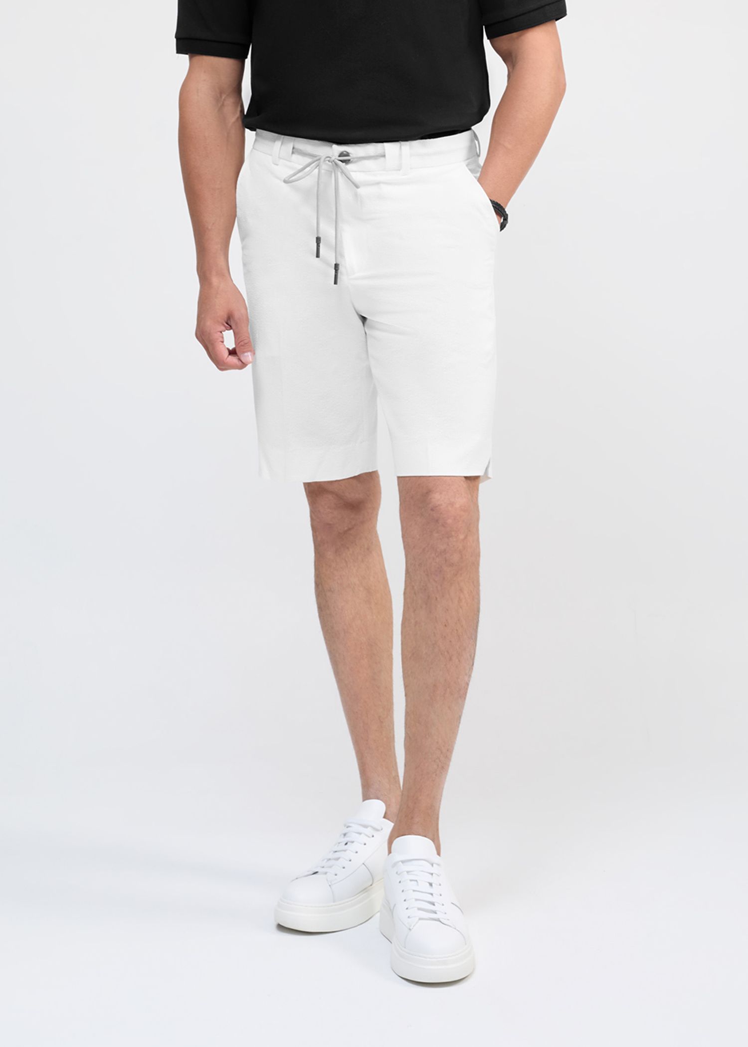 شلوارک کمربند دار 2513001