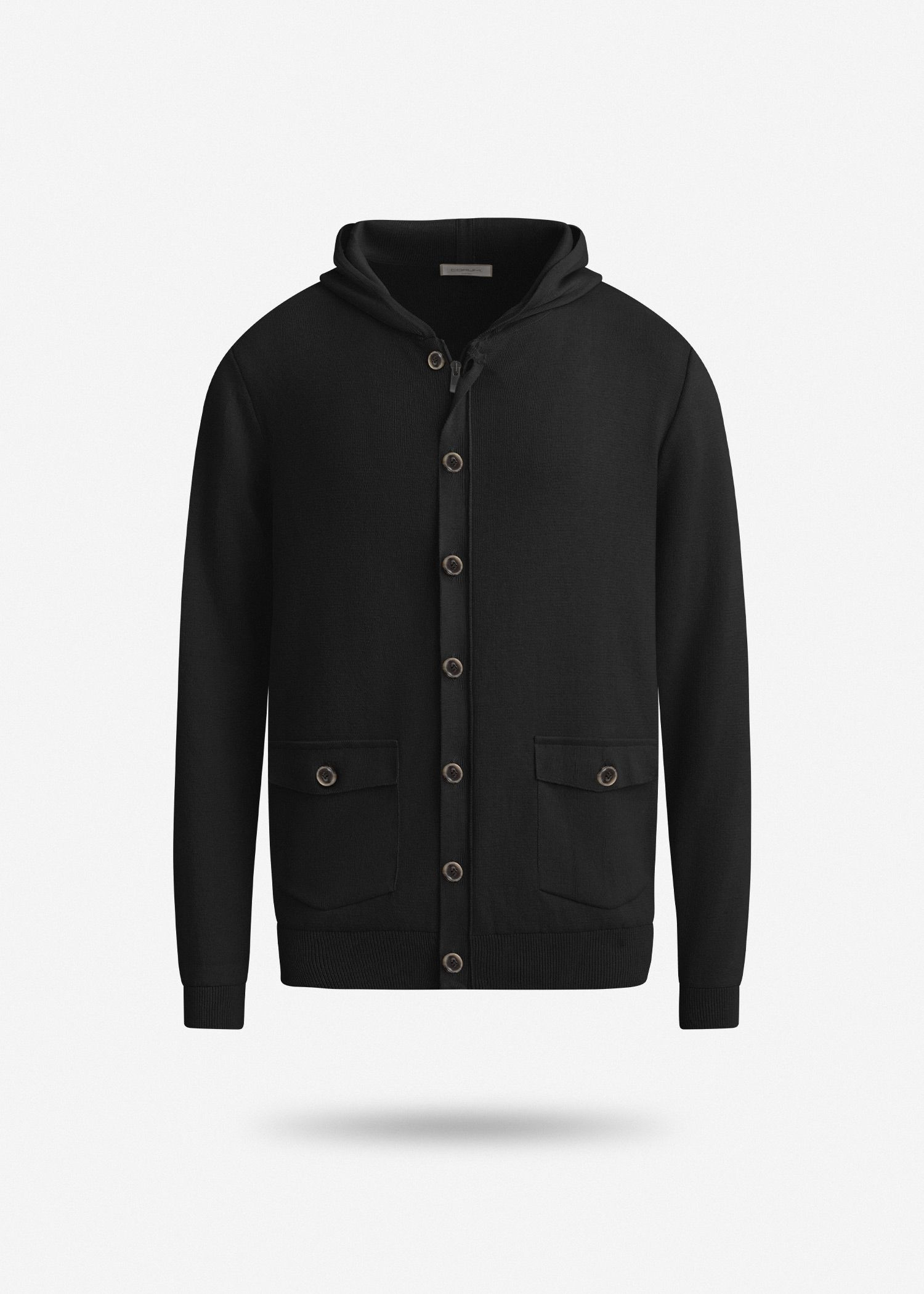 سوییشرت کلاه دار knit