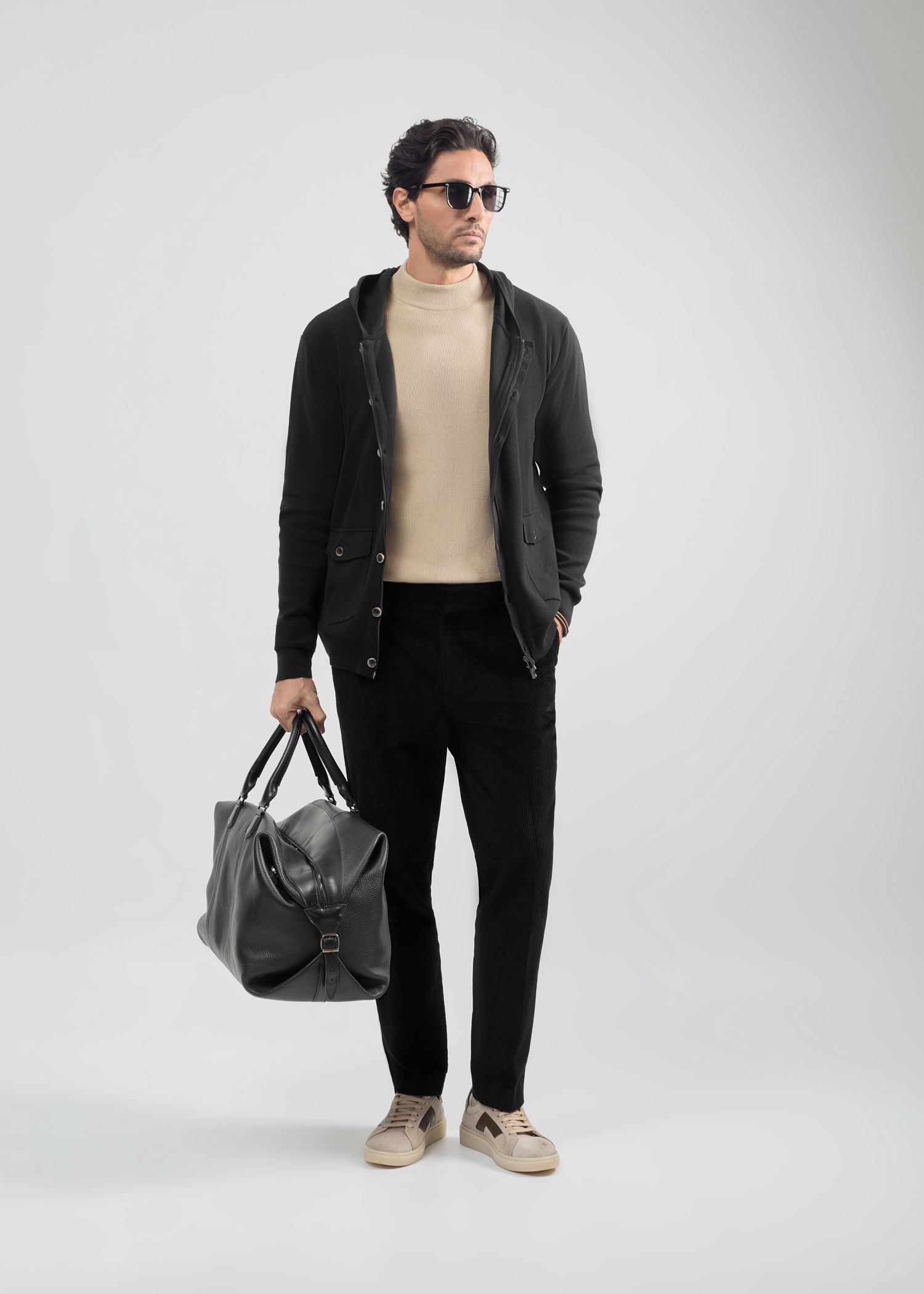 سوییشرت کلاه دار knit