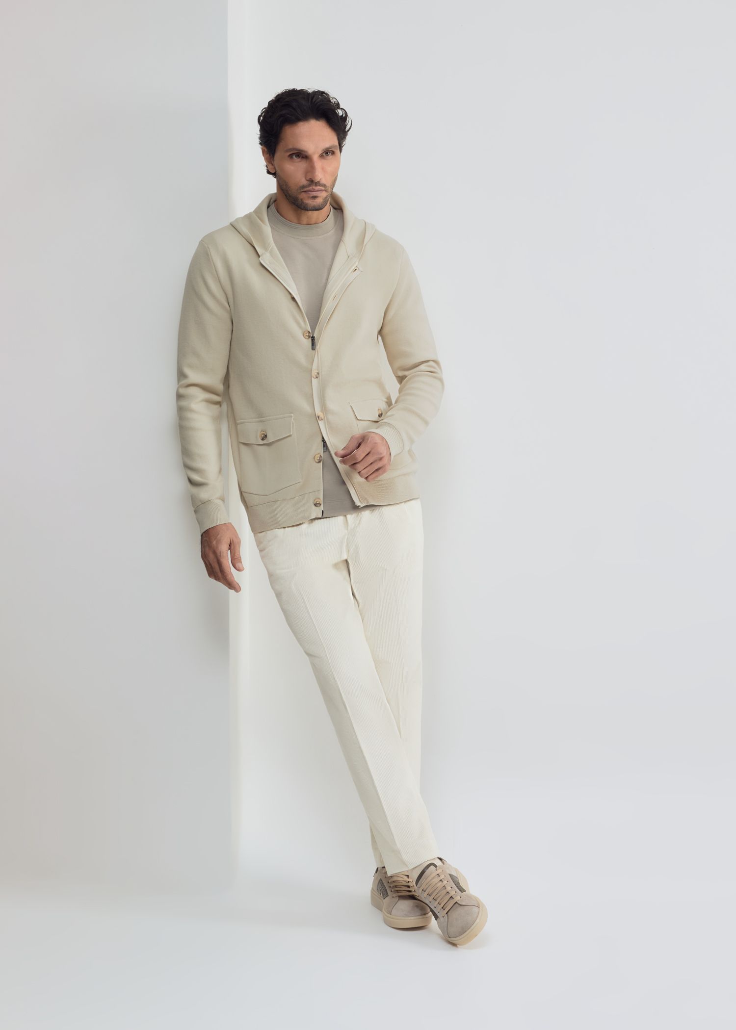 سوییشرت کلاه دار knit