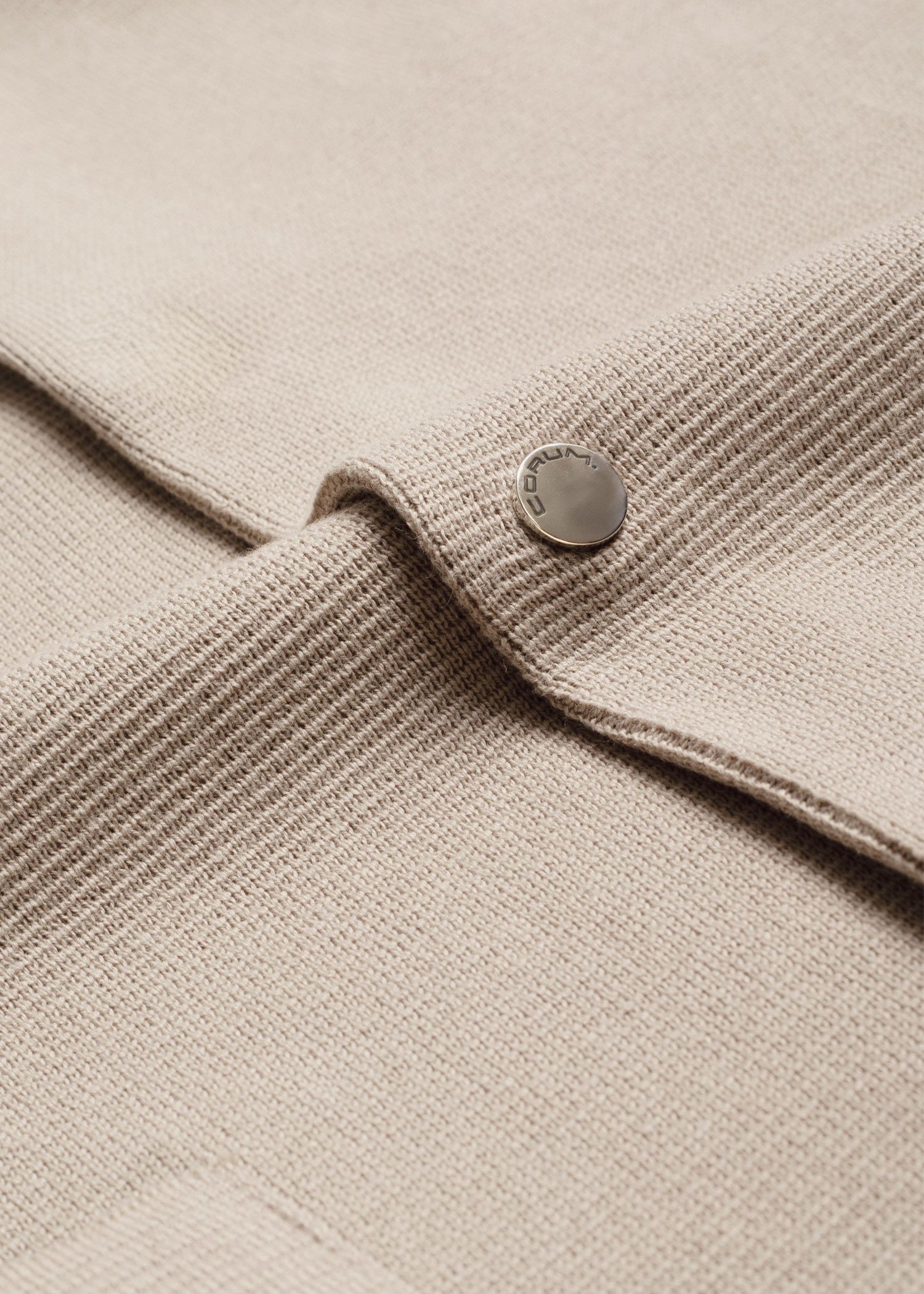 ژاکت دکمه پرچی knit