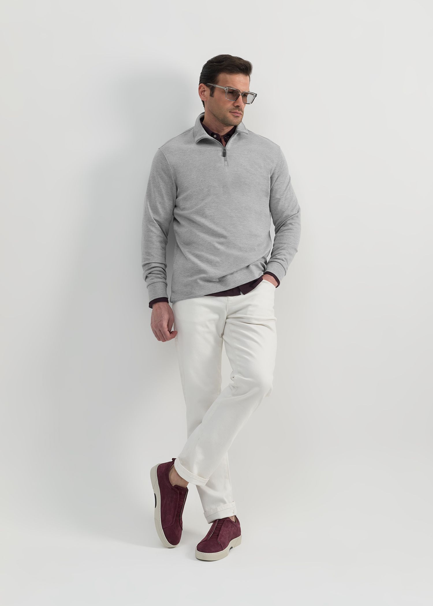 بلوز Mock Neck