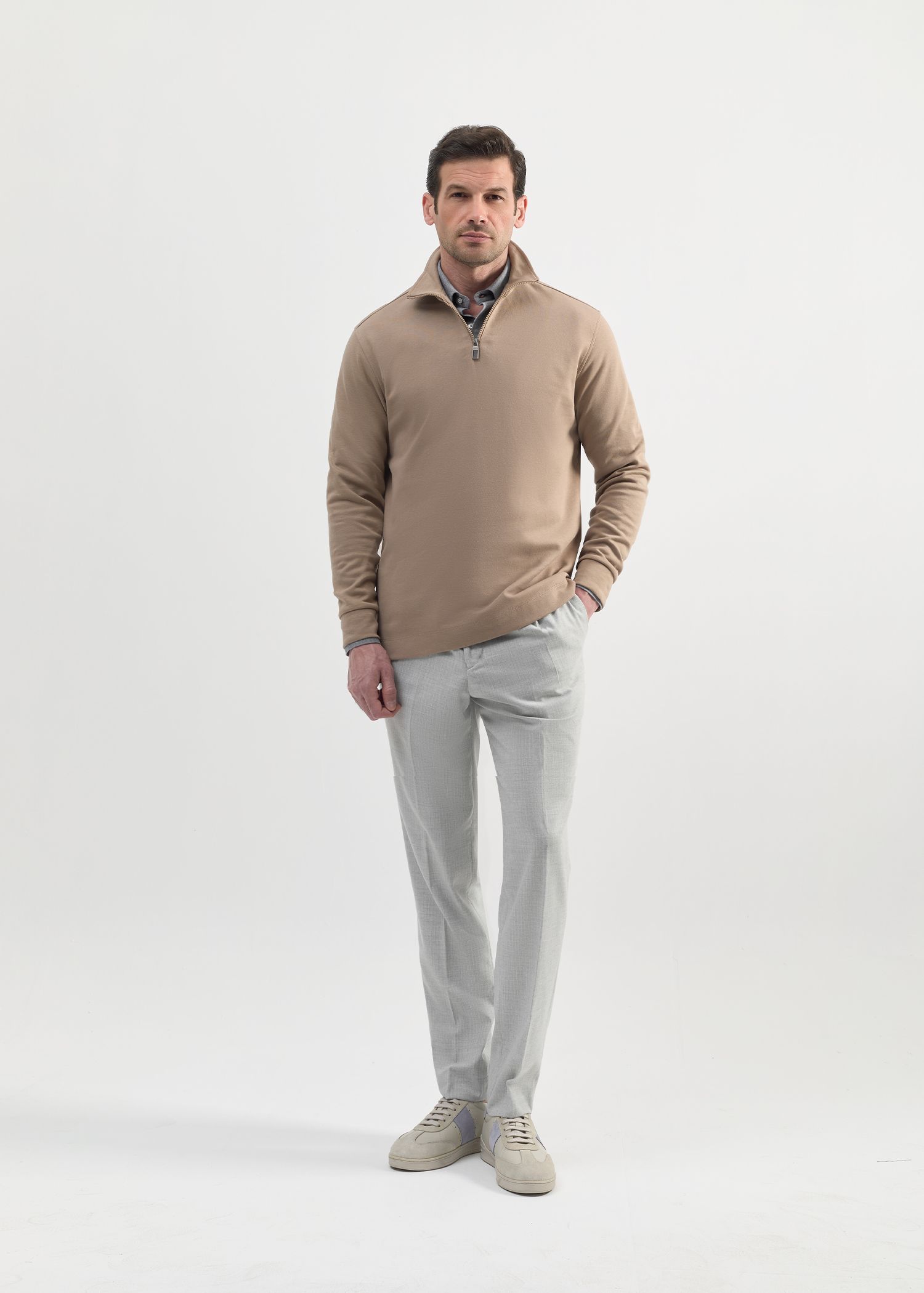 بلوز Mock Neck